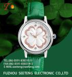 Four-leaved clover on the dial Lucky watch wrist ladies' fashion watch
