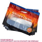 Microwave Hot Chicken Bags Stand Up Pouch Rotisserie Anti-Fog Roasted Roast