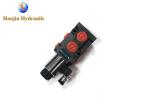 6 Port Hydraulic Control Valve 13gpm BSP Oil Threads DVS6 Solenoid Directional