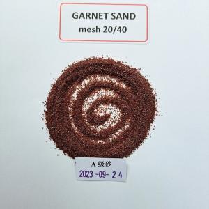 China 20-40 mesh Garnet Sand for Sandblasting: Natural Abrasive medium, Mohs 7.0-7.5, Sa2.5-3 on sale