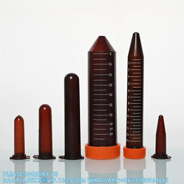 Sterile Amber 1.5ml Micro Centrifuge Microcentrifuge Tube Falcon Tube Conical
