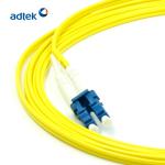 LC/UPC-ST/UPC Single Mode Fiber Patch Cord Duplex 3M PVC Yellow