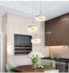 LED Pendant Lightings And Hanging Ø350*1500MM Acrylic 30W 27W White