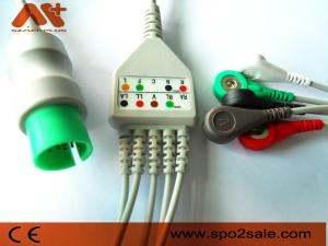 Wholesale Spacelabs Compatible 5 Lead Snap Direct-Connect ECG Cable - CB-72596R from china suppliers