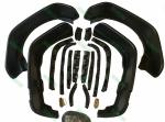 ABS wheel fender flare for Jeep wrangler JK ,2007-2015 Jeep Jk Wrangler flat