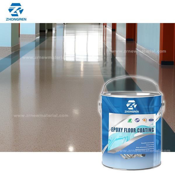 Smooth Self Leveling Epoxy Floor Coating Waterborne Epoxy Paint Chemical