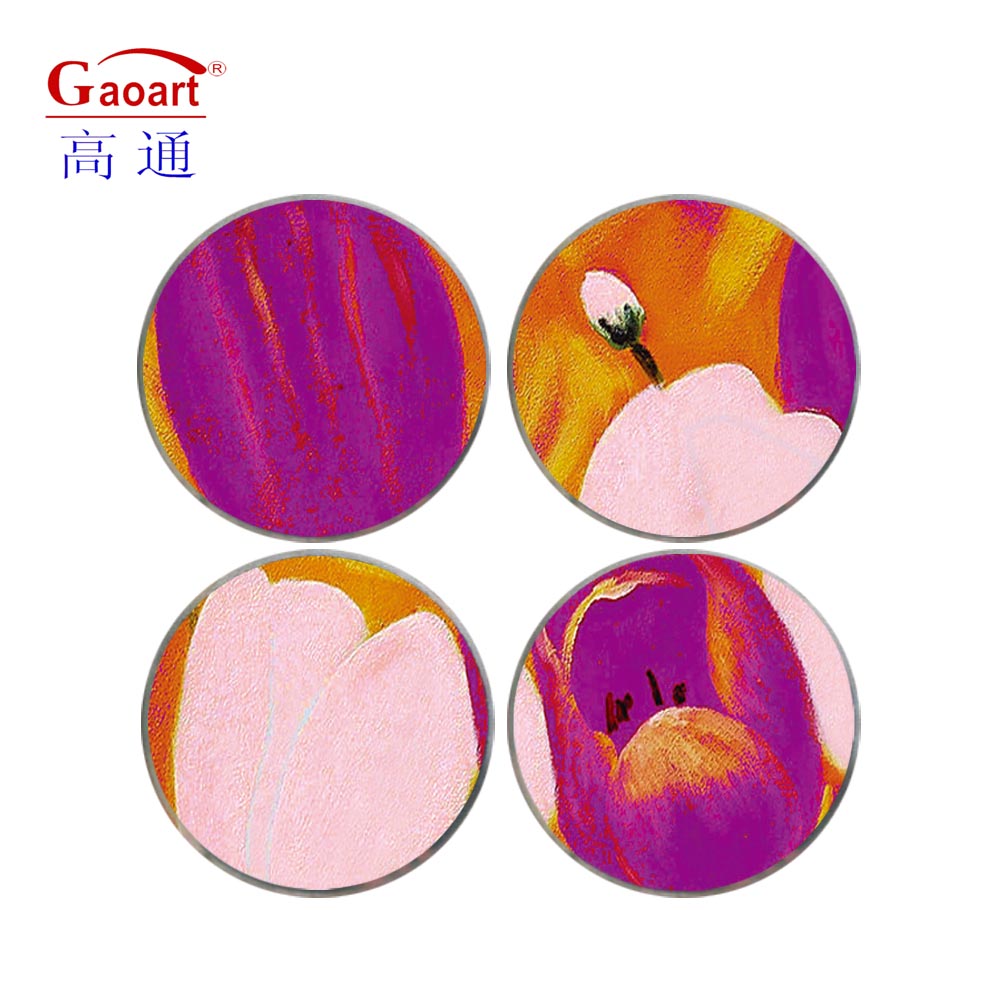 Green Tempered Cutting Board with Handle ALL-Season Table Decoration Accessories Type