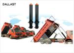 RoHS Dump Trailer Hydraulic Cylinder , Welded Hydraulic Cylinders Plunge Long
