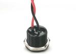 19mm Waterproof Piezo Touch Switch Ip68 Momentary Black For Marine