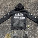 Custom Distressed Hoodie Applique Embroidery Patch Hoodie Pullover Heavyweight
