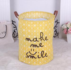Wholesale Cheap colorful foldable canvas kid toys storage basket for sale,Canvas Fabric Laundry Bucket Storage Basket With Twist C from china suppliers