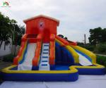 Factory Price Double Slide Inflatable Water Slide Commercial Waterslide