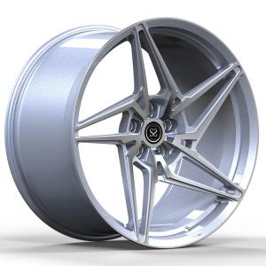 Wholesale Custom Satin Silver Forged Aluminum Alloy Wheels 23 Inch 5x108 For Ferrari 430 from china suppliers