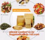 100% Food Grade Customized Recyclable Eco Zipper Eight Side Sealed Biodegradable