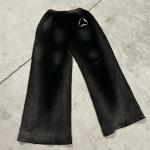 Spring Season Men's Rhinestone Pants Custom Oversized Acid Washed Cut and Sew
