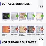 Scratch Resistant Stainless Steel Multifunctional Hooks Adhesive Shower