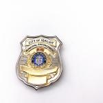 3D Metal Lapel Pins , Custom Soft Enamel Lapel Pins With Epoxy Coating