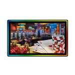 Waterproof Gaming Touch Monitor Capacitive 10 Finger Multi LED Game Display