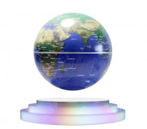 China colorful led Light Levitating  floating World Map Globe 6inch 7inch 8inch  Decor Planet Earth Map Gift on sale