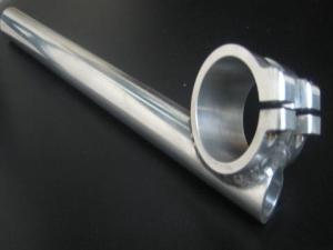 Wholesale Silver Anodized Motorcycle clip-ons Handlebar for CNC Motorcycle Parts from china suppliers