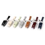 High Quality Pu Leather Wristlet Keychain Bracelet Kids Strawberry Shape Key