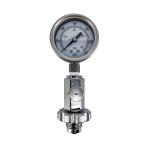 Pressure gauge for Scuba Diving with bleed valve DIN G5/8 Male, 400Bar/6000psi