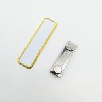 Sublimation Blanks Rectangular Sublimation Metal Name Badge