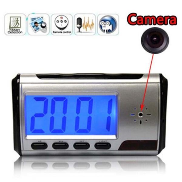 1080P Mini Wireless Indoor Security Spy Camera DVR Radio Alarm Clock Micro Hidden Nanny Cam Motion Detection DV Camcorde