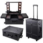 Fantastic Multi Purpose Professional Makeup Train Case Good Workmanship