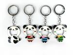 Various Sizes Soft Enamel Keychain Made Of Zinc Alloy With Single Metal Color
