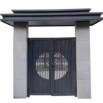 Polished Exterior Wrought Iron Garden Gates Swing Driveway Gates Doors