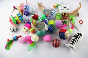 Wholesale Interactive Cat Ball Toy Exerciser Game Teaser Anti-Slip Active Healthy Lifestyle Suitable for Multiple Cats from china suppliers