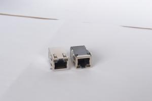 Wholesale Black Led Lighted Female Connector SMD RJ45 Jack 8p8c Modular High Temp Housing from china suppliers
