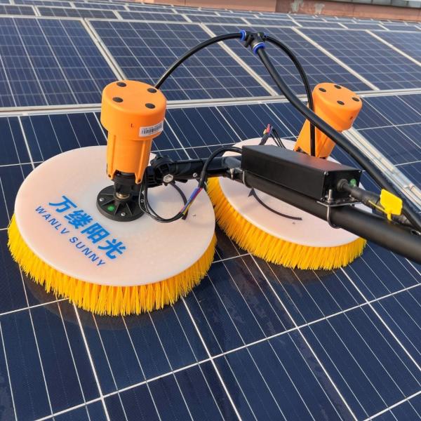 End Dual Supply Version Solar Panel Cleaning Brushing Customization and