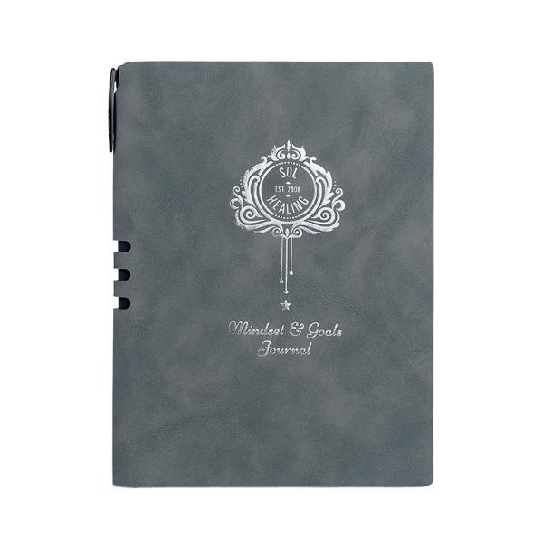 Custom Logo Hardcover Business Notebook with PU Leather Cover and 100 Sheets