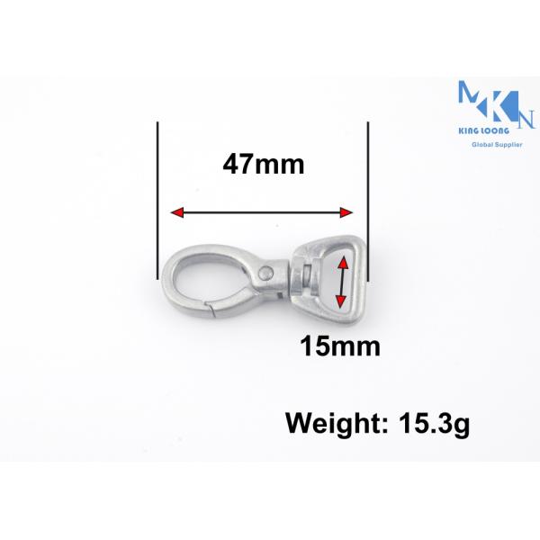 Silver Swivel Snap Hook Heavy Duty / Durable Swivel Eye Snap Hook