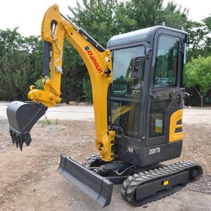Wholesale ZG017S Mini Excavator in Yellow with Spacious Driving Space and Ergonomic Design from china suppliers