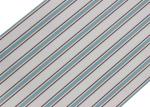Removable Blue And Grey Striped Wallpaper Non Woven Wall Covering 0.53*10M