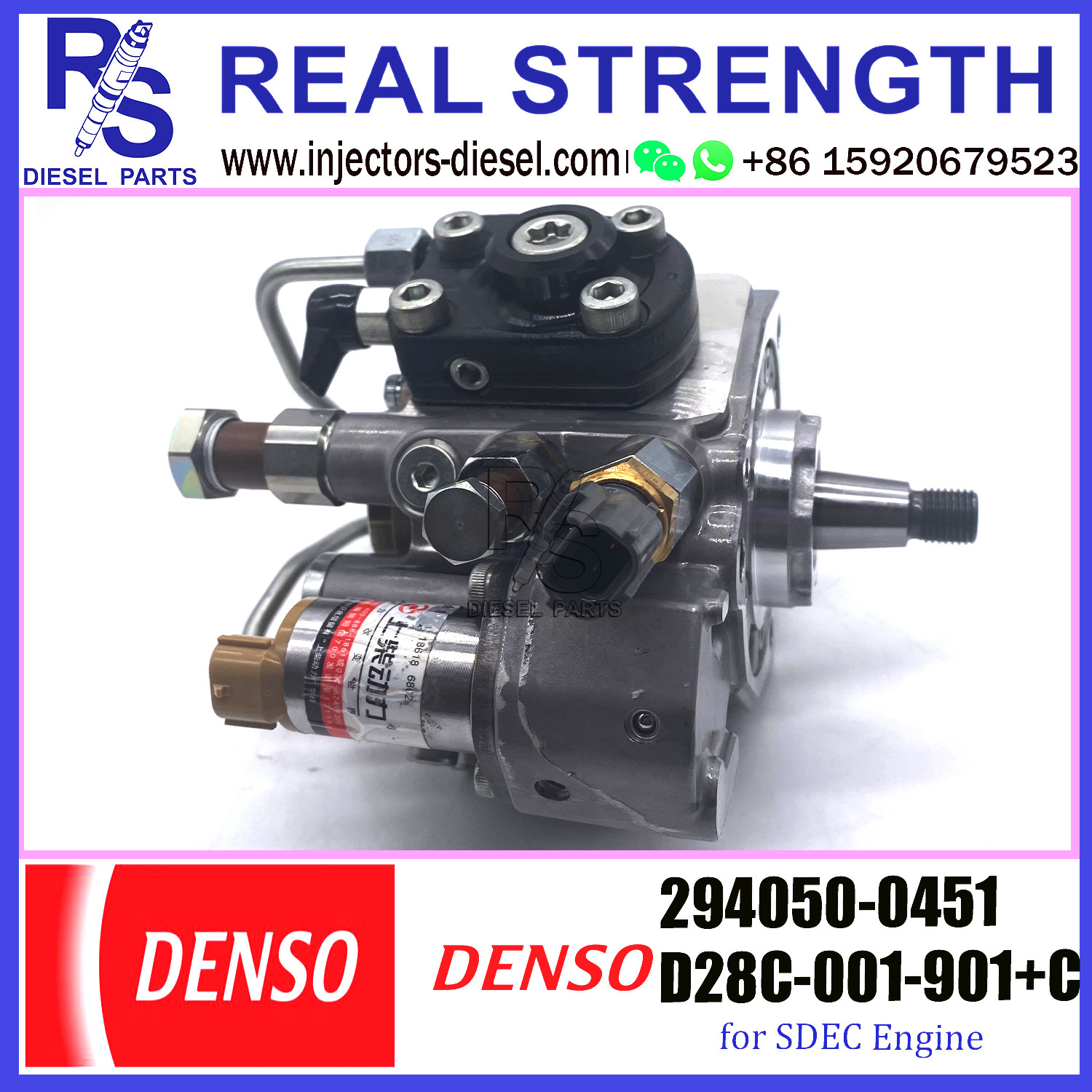 DENSO diesel fuel pump 294050-045# 294050-0451 294050-0452 for SDEC engine/Common rail pump 294050-0451 D28C-001-901+C