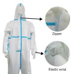 En14126 Waterproof Hooded Coveralls for En1149 Standard and OEM Certification