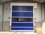 Food Factory PVC High Speed Roll Up Doors Radar Control System and Infrared