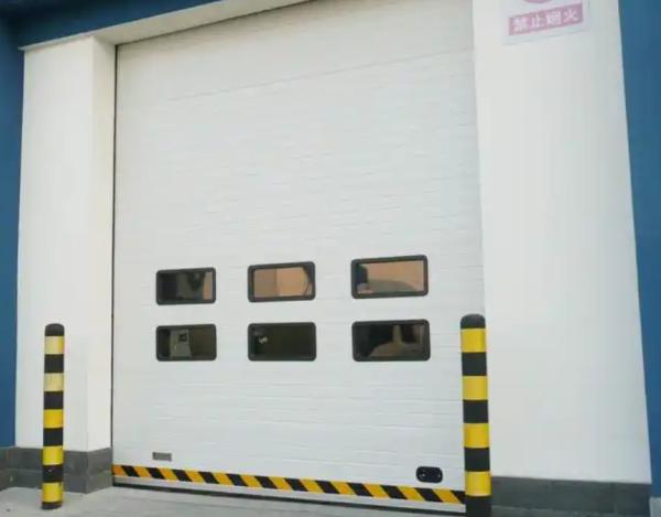 Fire Station Industrial Sectional Doors with Automatic Formed Design and Powder