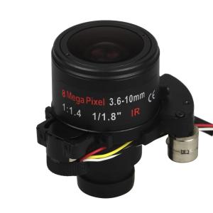 Wholesale High Resolution Motorized Zoom Lens 8.0 Megapixel 3.6-10 MM F1.5 1/1.8&quot; from china suppliers