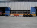 Durable Skeletal Container Trailer Container Transport Trailer Customized Color