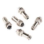 aviation plug socket Circular connector 8/9-Pin 16mm GX16-8 GX16-9 Male and