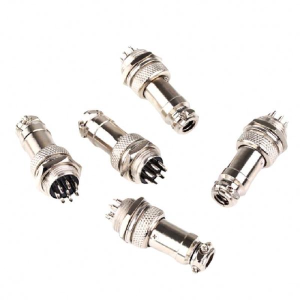 Quality aviation plug socket Circular connector 8/9-Pin 16mm GX16-8 GX16-9 Male and Female Panel Metal Connector for sale