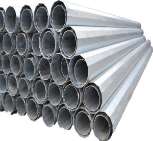 Wholesale 60FT Dodecagonal Electrical Power Pole Hot Dip Galvanized Direct Burial from china suppliers