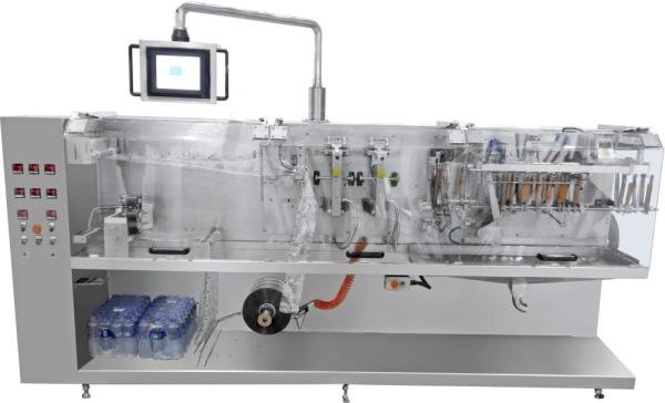 Pharmaceutical Pouch Packing Machine Air Consumption 0.5 NL / Min With PLC