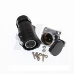 LP20 2 PinWaterproof Plastic Connector 30Amp Industrial Electrical Female Plug