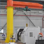 M5 Workshop Electric Hoist Jib Crane With Remote Control